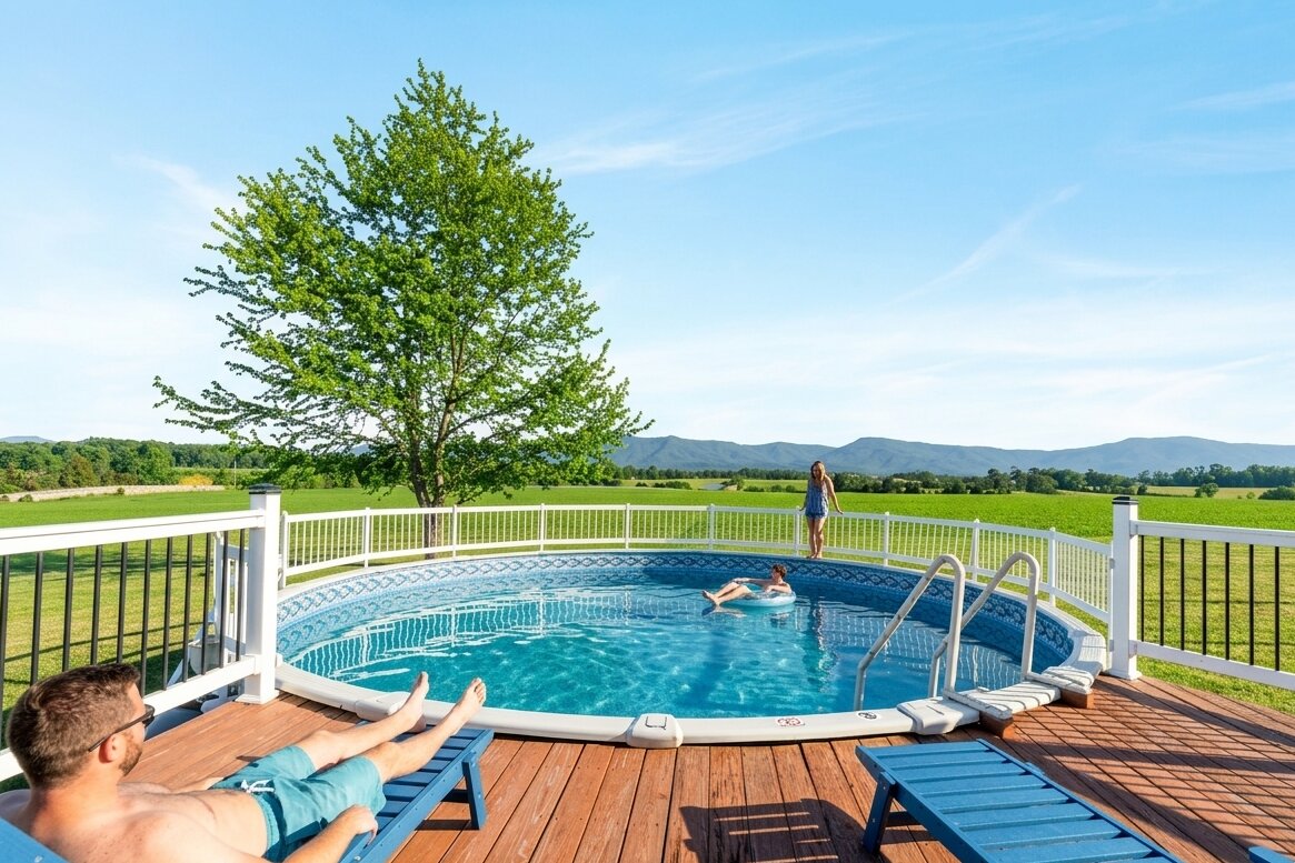 Private outdoor pool